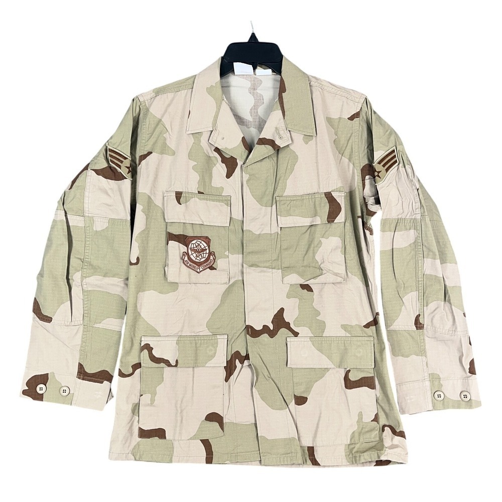 Propper Jacket Mens M Long Desert Camo Air Force Air‎ Mobility Command DCU Coat